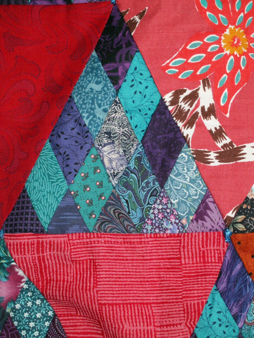 Confiseriesdet red jacqueline fischer art textile