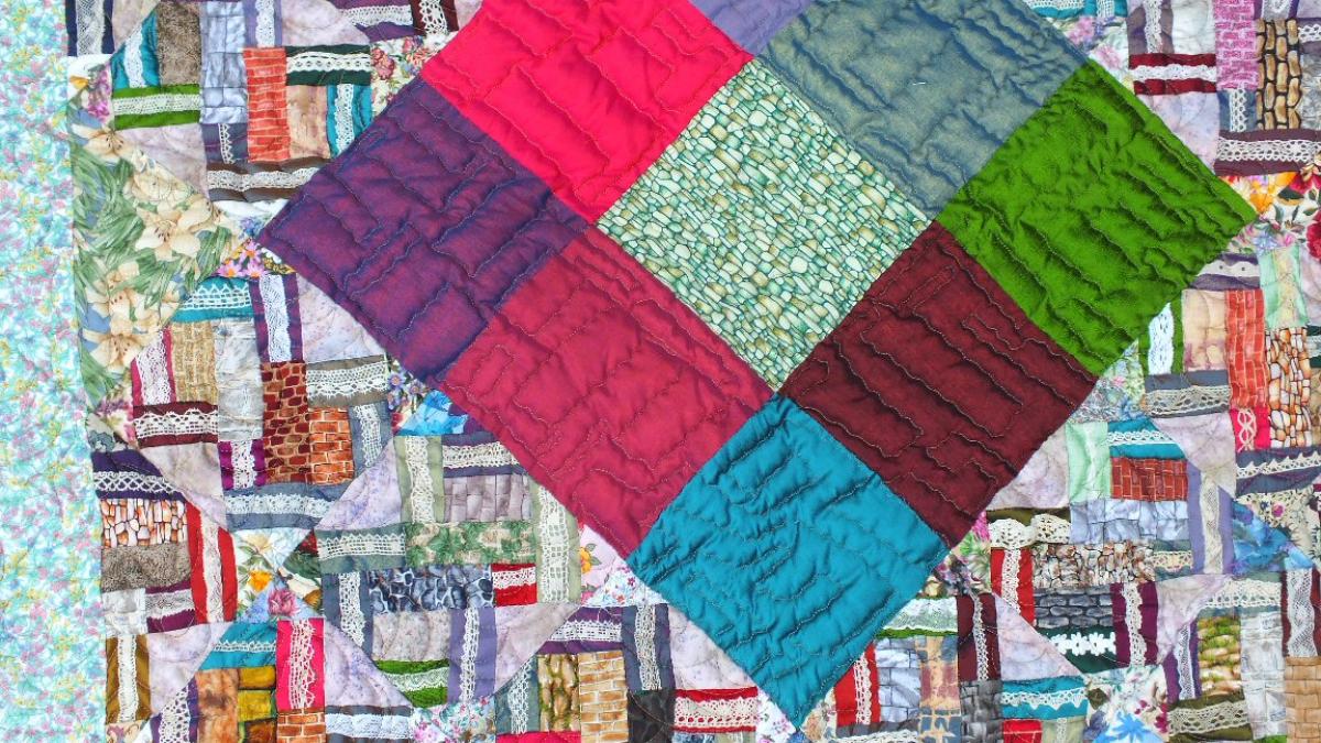 Laiise les murs detail art textile jacqueline fischer