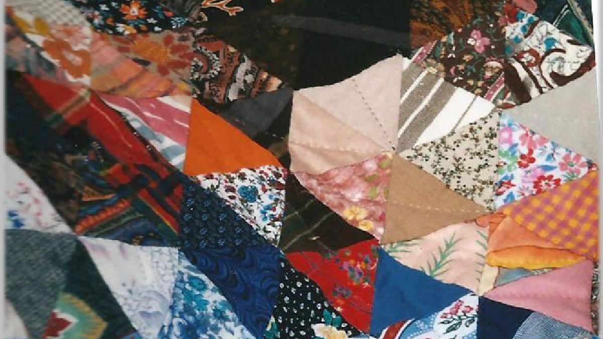 Charm quilt detail
