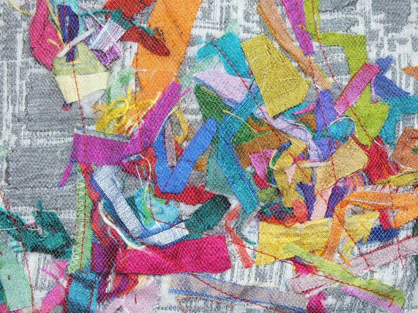 Les beaux restes 3 jacqueline fischer art textiledet red 1