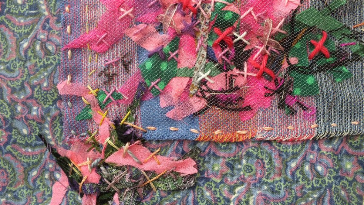 Les beaux restes 4 jacqueline fischer art textile det red